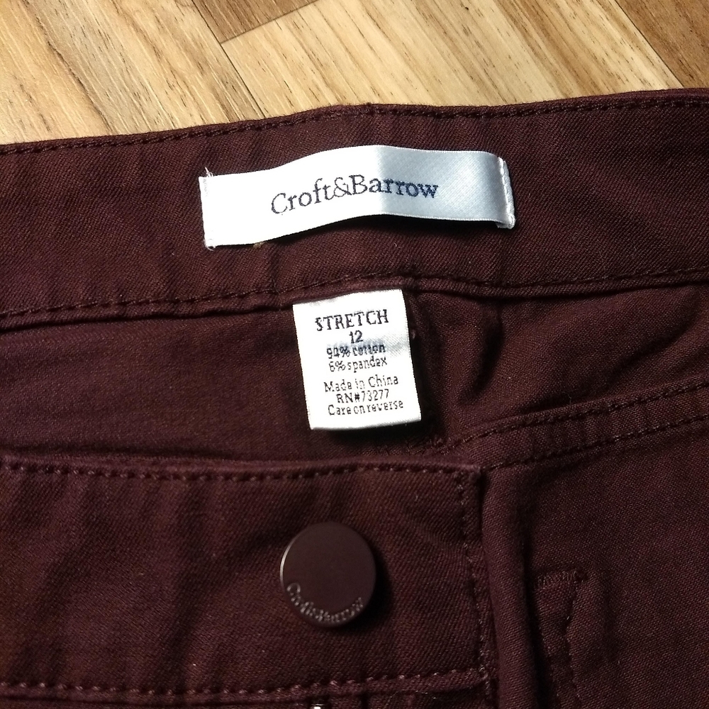 Croft & Barrow women's tummy control mid rise 12